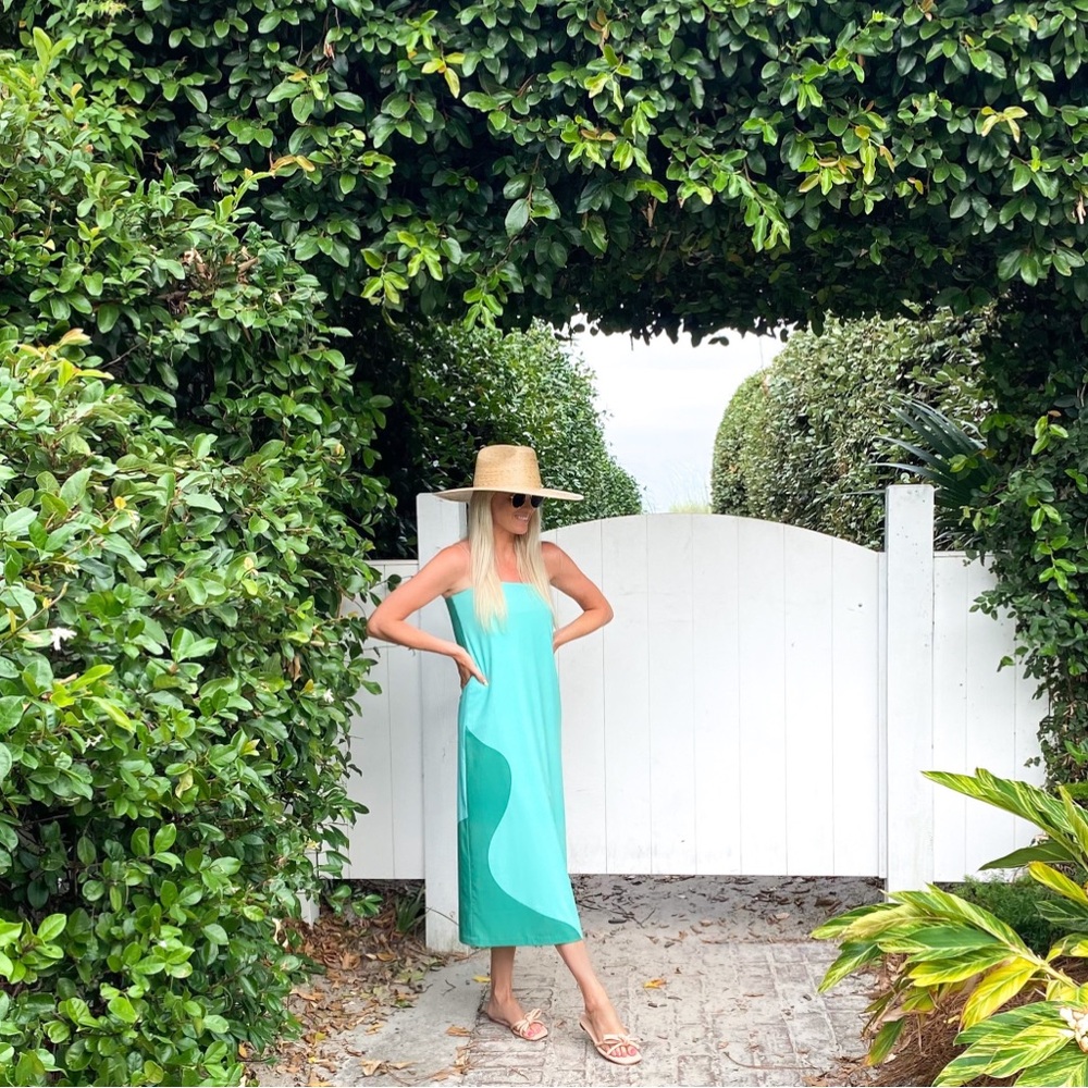 Tuckernuck Aqua Midi Dress